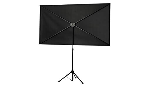 celexon 80inch Projector-Screen with Stand, Indoor Outdoor Portable Projection-Screen for Home Theater, 4K HD 16:9 Projection-Screen Wrinkle-Free Design