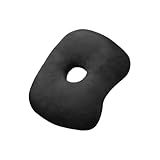 Almohada para los oídos, 17.32 x 12.6 x 0.79 pulgadas, cojín agradable a la piel para presión, apoyo para dormir con función cómoda, almohada para dormir para viajes, cama de campamento, terciopelo de