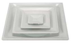 4MJV3 Diffuser, 3-Cone, Duct Size 8 In., White