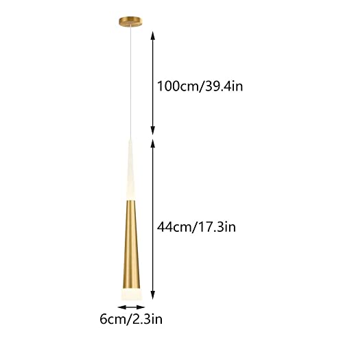 Lámpara colgante cónica LED 5W para eliminar esquinas oscuras con luz cálida decorativa 8