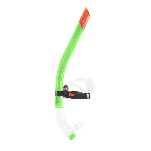 DRUNA Snorkel Delantero Frontal Natación DRUNA para Piscina y Agua Abierta Adulto (Verde)