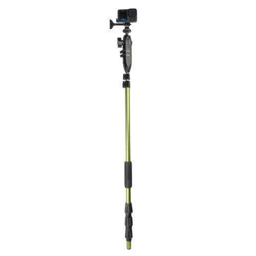 YOLOtek Veteran Owned - PowerStick 53' Stick Only - Boat Mount Give Constant Power for GoPro, DJI, Insta360, Mevo & All Action Cameras - Hands-Free Recording While Fishing or Boating