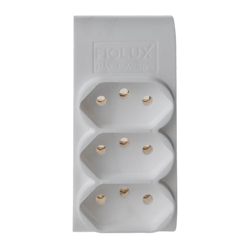 Filtro de Linha Multiplus - Adaptador tomada, Benjamin, Tripolar, Multiplicador de Tomadas, Bivolt,