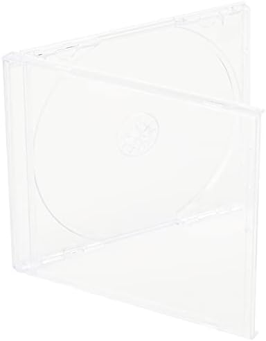 Hama 00044748 Standardowe Etui CD Jewel Case, Przezroczysty, 5 Sztuk