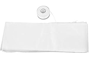 Water Soluble PVA Fishing Mesh Bag, 50Pcs Dissolving Bag for Boilie and Bait