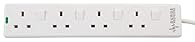 POWER MANAGEMENT: Effortlessly control your devices with individually switched sockets; surge protection keeps your electronics safe. SURGE PROTECTION: With a rapid 50 nanosecond response time, this extension lead shields your devices from sudden pow...