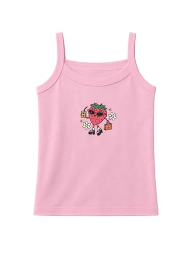 Image of superminis Baby Girl's Sleeveless Printed Cotton Regular Fit Camisole Slips - Pack of 6 & 5