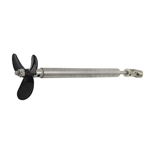 Kit arbre de bateau RC 4mm anti-corrosion avec hélice de propulsion stable
