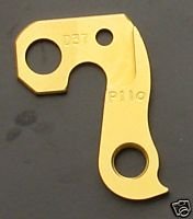Pilo D37 Gold Derailleur Hanger - Fits: Diamondback Response Topanga Sorrento