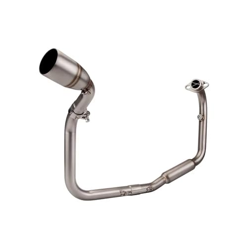 排気管 Compatible With Benelli For TNT125 For BJ125-3E 2017-2022 用オートバイ排気システムに適合 触媒付きフロントミッドリンクパイプを変更