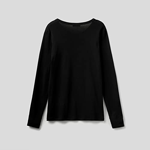 United Colors Of Benetton 3Ga2E16F9, Canotta Donna, Nero 100, Xs - 5