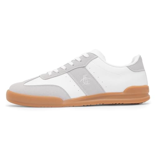 Original Penguin Mens Trainers White/Grey 9 UK