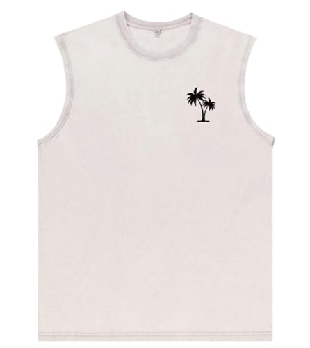Mens Vintage Tank Tops Casual Summer Beach Vacation Hawaiian Graphic Muscle Gym Palm Tree Sleeveless Tee Shirts2