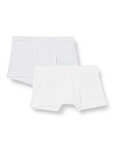 Petit Bateau Jungen A054Z Packung mit 2 Milleraies-Baumwollboxershorts für kleine, Goma/Marshmallow + Marshmallow, 10 Jahre (2er Pack) Cover