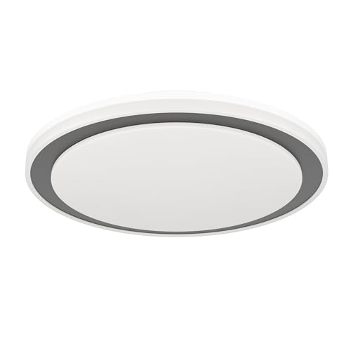 Lampe de plafond ronde LED Eglo Semovigo pour régler la lumière du bureau