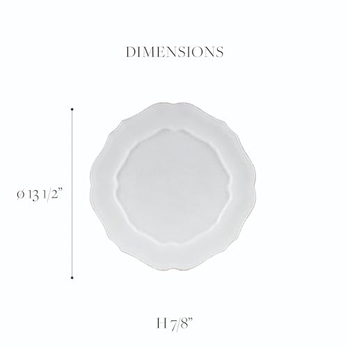 Plato Base Cerámico Casafina 13.5'' Blanco miniatura 2