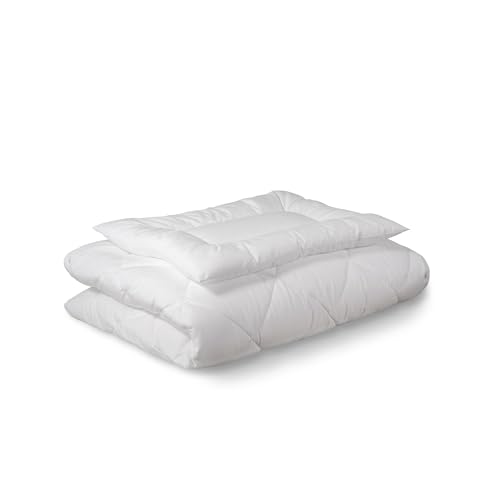 Ehrenkind® Baby-Steppbetten-Set 4 Jahreszeiten Kochfest | Kinder-Decke + Kissen | Standard 100 by Oeko-TEX | Decke 80x80 cm Kissen 35x40 cm