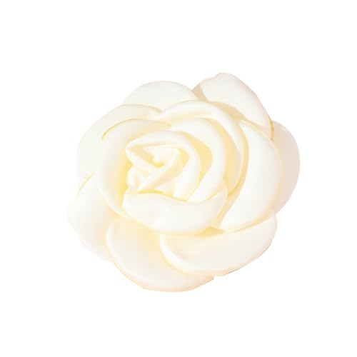 Image of Handmade Camellia Flower Boutonniere Stick Brooch for Women Bohemia Fabric Floral Lapel Pin Stylish Vintage Pin Corsage for Women Jewelry Gifts