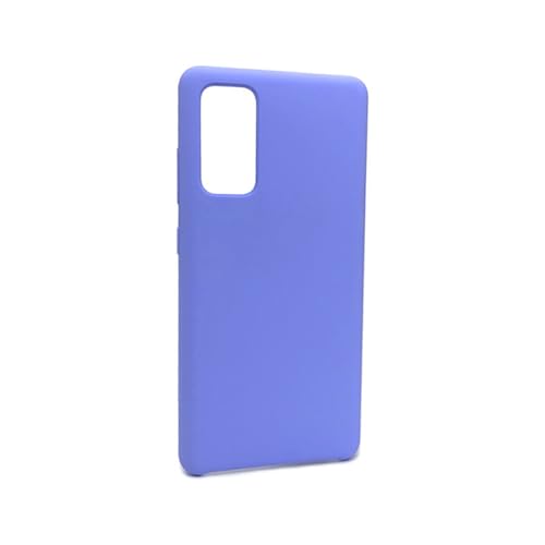 Coque en silicone souple violet clair pour Samsung Galaxy S20 Ultra Note20 S20FE et Plus
