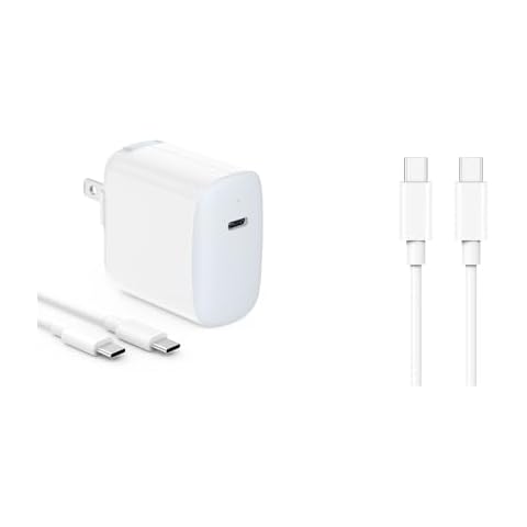 IFEART 30W USB C Charger Bundle with 3.3 FT/1M USB C to USB C Cable Cover