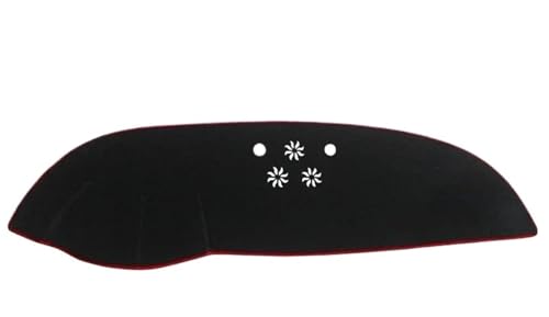 Cubierta Del Tablero Alfombrillas Parasoles Consola Coche Accesorios Para Kia Para Sorento 2015 2016 2017 2018 2019 2020 2021 2022 2023 2024(Red Side)