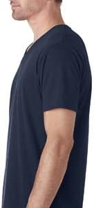 Next Level Mens Sueded V - Midnight Navy - XL - (Style # 6440 - Original Label) - Image 3