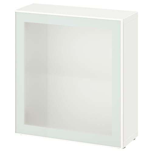 BESTÅ Shelf Unit with Glass Door 60x22x64cm White Glassvik
