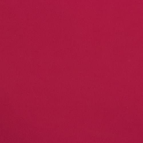 KIYOHARA 無地 生地 オックス 綿 約110cm幅X1mカット col.DP 濃 ピンク 入園入学セットのレシピ付き TY-24 手芸 ハンドメイド用品