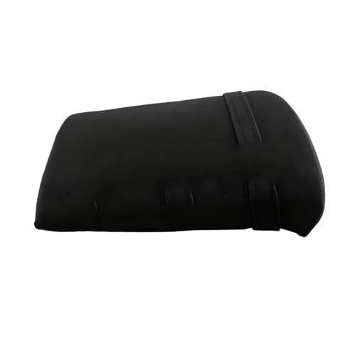 Cojín moto YZF R1 asiento pasajero trasero cuero negro para Yamaha YZF1000 R1 1998 1999