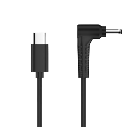 Câble d'alimentation USB C CC -Cordon PD de câble de chargeur puissant de 65 W de type C à CC,Cordon d'alimentation PD de 4,92 pieds pour routeur, chat léger, ventilateur audio, tournevis électr