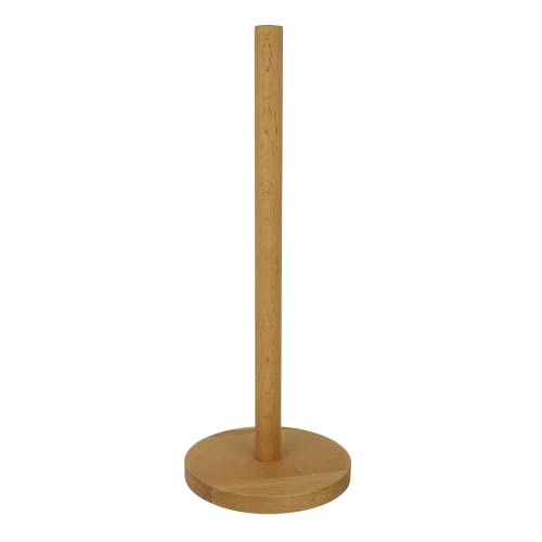 Metaltex Küchenrollenhalter Holz Papierrollenhalter Küchenpapierhalter stehend Beige