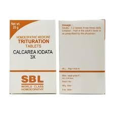 Calcarea Iodata 3X tablets (SBL) | 25gm X 2 | S&S