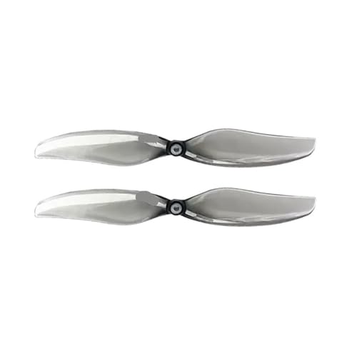Hélice à 2 pales 75mm réparer propulsion drone avec arbre 1.5mm en polycarbonate