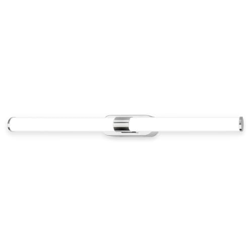 BRILONER - Lampada specchio bagno IP44 resistente agli spruzzi, montaggio a parete, 4.000K bianco neutro, luce specchio bagno, 60 x 6,5 x 4,5 cm, cromato