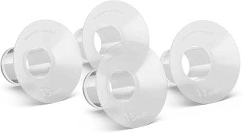 Image of Philips Avent Hands-Free Small Shield Inserts (15mm and 17mm) for Electric Breast Pump, Compatible with Hands-Free Collection Cups, SCF554 /11