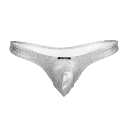 Tanga de mejora de bolsa provocativa hombre Cut4Men elástico negro