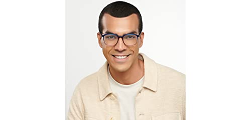 Image of John Jacobs Blu Cut & Antiglare Zero Power Computer Eyeglasses | Full Rim Square Shape | For Men & Women | Medium | JJ E13791