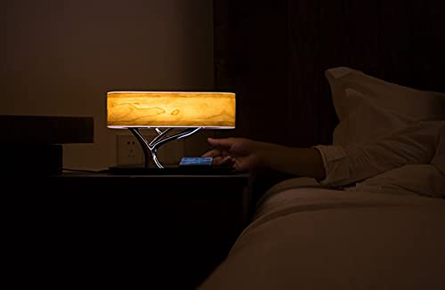 Modirnation Bonsai Modern Led Bedside Smart Table Lamp With Built-In Tws Bluetooth Speaker And Qi Wireless Charger For Home And Office, Stepless Dimming With Sleep Mode (Tree Of Light) #TOP7