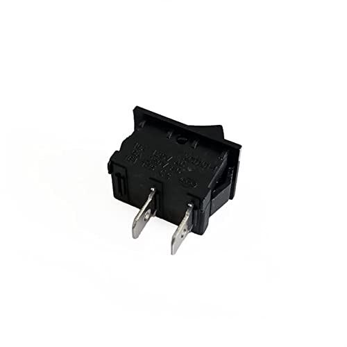 Interrupteur à bascule KCD1 2 broches 250V interrupteur de position snap-in noir - 5