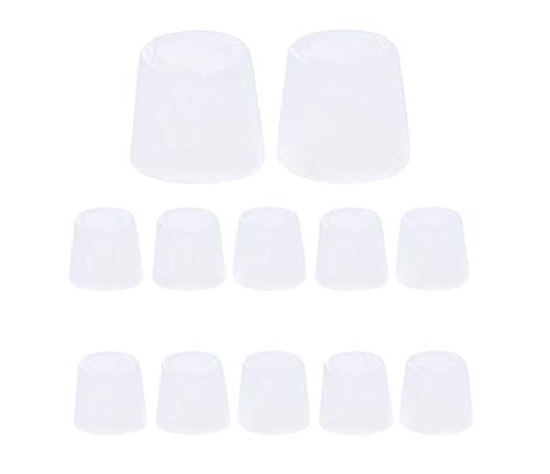 指や爪の保護キャップ 柔らかシリコン サポーター 足爪 足指 小指 指サック 5セット 10個入り… (透明(厚めタイプ))