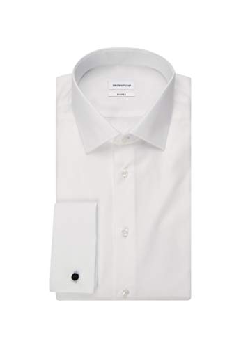 Seidensticker Zakelijk overhemd voor heren, shaped fit, strijkvrij, kentkraag, lange mouwen, 100% katoen - Image 6