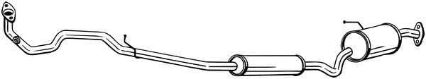 Bosal 293-159 Vorschalldämpfer
