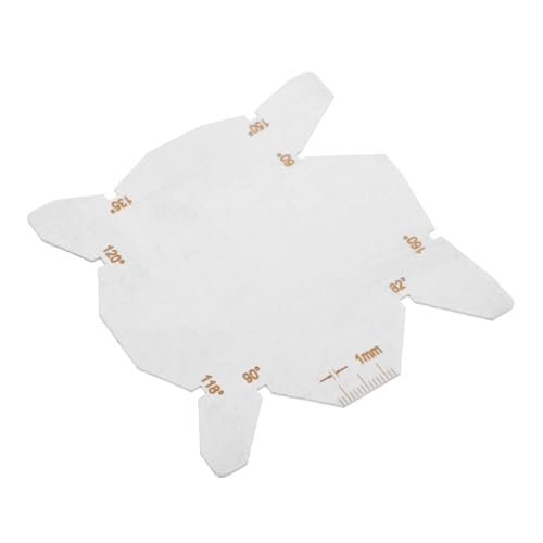 HOMOCONO Angle Gauge Measurement Tool Portable Angle Gauge for Drill Bit Woodworking Metal Processing Tool