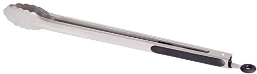 Allgrill® Pinzas para barbacoa de acero inoxidable, 41 cm de longitud