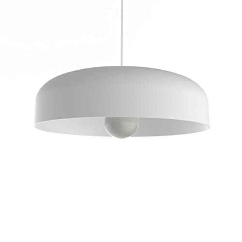 L+ Lustre suspendu en métal de forme cylindrique pour salon, cuisine moderne, diamètre 40 à 50...
