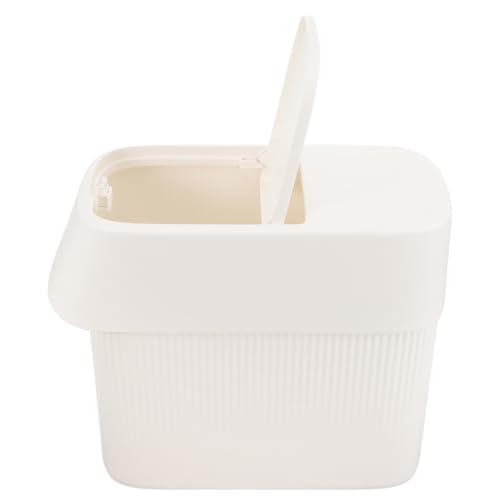 LOPUNER Kitchen Garbage Can with Lid 9l, Square Bathroom Trash