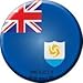Anguilla Novelty Metal Mini Circle Magnet CM-189
