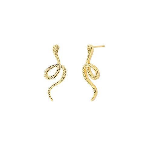 Boucle d'oreille serpent féminine à porter en soirée comme au bureau
