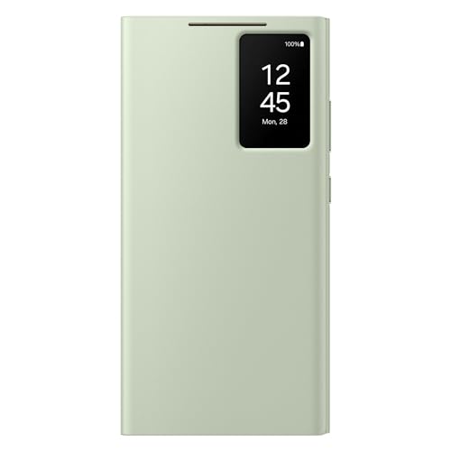 Samsung Galaxy Official S24 Ultra Smart View Wallet Case Light Green