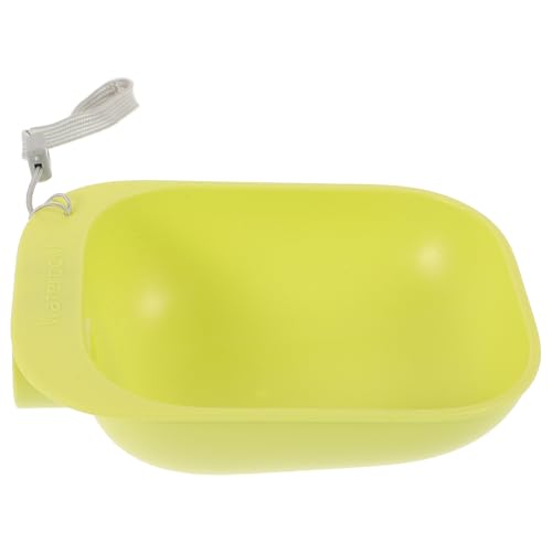 BESPORTBLE Gamelle d'eau Portable pour Chien et Animal de Compagnie en Abs, Réutilisable Connexion Pratique pour Bouteilles d'eau Minérale, pour Voyage et Randonnée